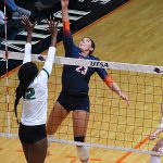 Brooke Elliott. UTSA volleyball lost to North Texas 3-0 on Sunday, Nov. 2, 2025, at the Convocation Center. - photo by Joe Alexander