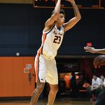 Matheo Coffi. UTSA beat College of Biblical Studies 97-30 in the men's basketball season opener on Wednesday, Nov. 5, 2025, at the Convocation Center. - photo by Joe Alexander