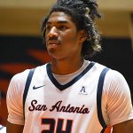 Baboucarr Njie. UTSA beat College of Biblical Studies 97-30 in the men's basketball season opener on Wednesday, Nov. 5, 2025, at the Convocation Center. -photo by Joe Alexander