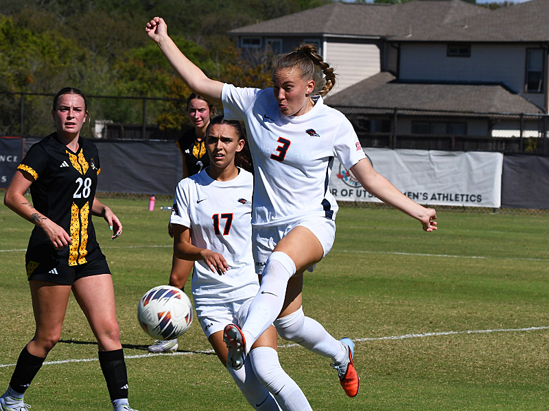 File photo: Bri Carrigan etched a place in UTSA soccer history with Sunday's goal.