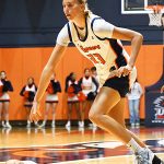 Emilia Dannebauer. UTSA women's basketball beat Texas State 64-41 on Thursday, Nov. 13, 2025, at the Convocation Center. - Photo by Joe Alexander