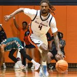 Brent Moss. UTSA beat College of Biblical Studies 97-30 in the men's basketball season opener on Wednesday, Nov. 5, 2025, at the Convocation Center. -photo by Joe Alexander