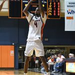 Brent Moss. UTSA beat College of Biblical Studies 97-30 in the men's basketball season opener on Wednesday, Nov. 5, 2025, at the Convocation Center. -photo by Joe Alexander