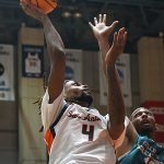 Brent Moss. UTSA beat College of Biblical Studies 97-30 in the men's basketball season opener on Wednesday, Nov. 5, 2025, at the Convocation Center. -photo by Joe Alexander