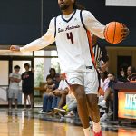 Brent Moss. Southern Illinois Edwardsville (SIUE) beat UTSA 77-60 in men's basketball on Friday, Nov. 7, 2025, at the Convocation Center. - Photo by Joe Alexander
