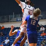 Brent Moss. UTSA men's basketball beat Southwestern Christian 103-70 on Tuesday afternoon, Nov. 18, 2025, at the Convocation Center. - photo by Joe Alexander