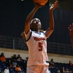 Mia Hammonds. UTSA women's basketball beat Texas State 64-41 on Thursday, Nov. 13, 2025, at the Convocation Center. - Photo by Joe Alexander