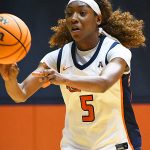 Mia Hammonds. UTSA women's basketball beat Texas State 64-41 on Thursday, Nov. 13, 2025, at the Convocation Center. - Photo by Joe Alexander