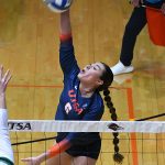 Isabella Arroyave. UTSA volleyball lost to North Texas 3-0 on Sunday, Nov. 2, 2025, at the Convocation Center. - photo by Joe Alexander