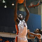 Macaleab Rich. UTSA beat College of Biblical Studies 97-30 in the men's basketball season opener on Wednesday, Nov. 5, 2025, at the Convocation Center. -photo by Joe Alexander