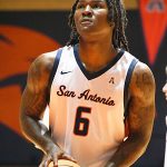 Macaleab Rich. UTSA beat College of Biblical Studies 97-30 in the men's basketball season opener on Wednesday, Nov. 5, 2025, at the Convocation Center. -photo by Joe Alexander