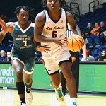 Macaleab Rich. UTSA beat College of Biblical Studies 97-30 in the men's basketball season opener on Wednesday, Nov. 5, 2025, at the Convocation Center. -photo by Joe Alexander