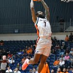 Jamir Simpson. Southern Illinois Edwardsville (SIUE) beat UTSA 77-60 in men's basketball on Friday, Nov. 7, 2025, at the Convocation Center. - Photo by Joe Alexander