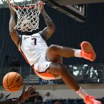 Jamir Simpson. Southern Illinois Edwardsville (SIUE) beat UTSA 77-60 in men's basketball on Friday, Nov. 7, 2025, at the Convocation Center. - Photo by Joe Alexander