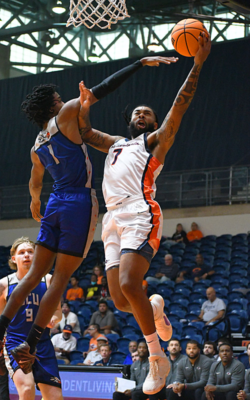 Jamir Simpson had 21 points in UTSA's victory over Southwestern Christian on Tuesday afternoon at the Convocation Center. - photo by Joe Alexander