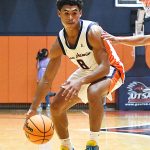 LJ Brown. UTSA beat College of Biblical Studies 97-30 in the men's basketball season opener on Wednesday, Nov. 5, 2025, at the Convocation Center. -photo by Joe Alexander