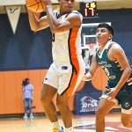 LJ Brown. UTSA beat College of Biblical Studies 97-30 in the men's basketball season opener on Wednesday, Nov. 5, 2025, at the Convocation Center. -photo by Joe Alexander