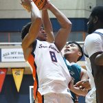 LJ Brown. UTSA beat College of Biblical Studies 97-30 in the men's basketball season opener on Wednesday, Nov. 5, 2025, at the Convocation Center. -photo by Joe Alexander