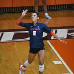 Peyton Turner. UTSA volleyball lost to North Texas 3-0 on Sunday, Nov. 2, 2025, at the Convocation Center. - photo by Joe Alexander