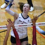 Caroline Tredwell. UTSA beat Temple 3-2 on Friday, Nov. 7, 2025, at the Convocation Center in American Athletic Conference volleyball. - photo by Joe Alexander