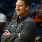 Austin Claunch. UTSA beat College of Biblical Studies 97-30 in the men's basketball season opener on Wednesday, Nov. 5, 2025, at the Convocation Center. -photo by Joe Alexander