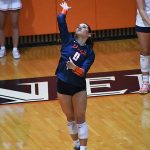 Giada Obregon. UTSA beat Temple 3-2 on Friday, Nov. 7, 2025, at the Convocation Center in American Athletic Conference volleyball. - photo by Joe Alexander