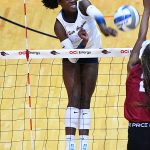 Gigi Mason. UTSA beat Temple 3-2 on Friday, Nov. 7, 2025, at the Convocation Center in American Athletic Conference volleyball. - photo by Joe Alexander