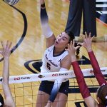 Isabella Arroyave. UTSA beat Temple 3-2 on Friday, Nov. 7, 2025, at the Convocation Center in American Athletic Conference volleyball. - photo by Joe Alexander