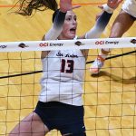 Miranda Putnicki. UTSA beat Temple 3-2 on Friday, Nov. 7, 2025, at the Convocation Center in American Athletic Conference volleyball. - photo by Joe Alexander