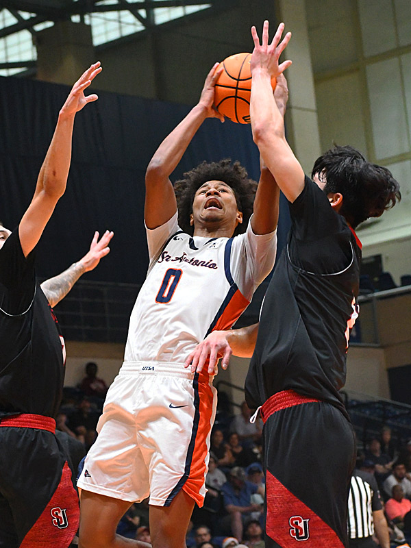 Dorian Hayes. Seattle beat UTSA 71-68 in non-conference men's basketball on Monday, Dec. 22, 2025, at the Convocation Center. - photo by Joe Alexander