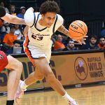 Matheo Coffi. Seattle beat UTSA 71-68 in non-conference men's basketball on Monday, Dec. 22, 2025, at the Convocation Center. - photo by Joe Alexander