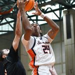 Baboucarr Njie. Seattle beat UTSA 71-68 in non-conference men's basketball on Monday, Dec. 22, 2025, at the Convocation Center. - photo by Joe Alexander