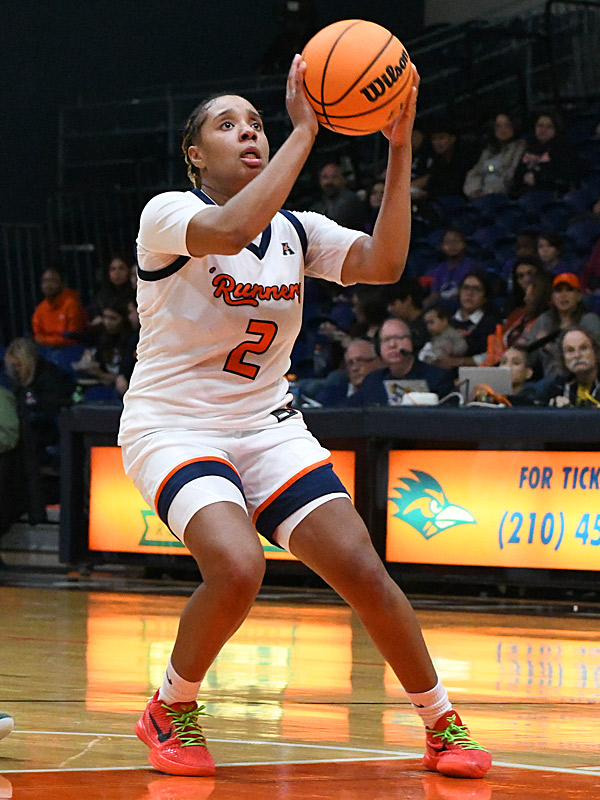 Ereauna Hardaway. UTSA beat Charlotte 69-63 in American Conference women's basketball on Saturday, Jan. 10, 2026, at the Convocation Center. - photo by Joe Alexander