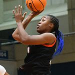Cheyenne Rowe. UTSA beat Tulane 65-63 in their American Athletic Conference women's basketball opener on Tuesday, Dec. 30, 2025, at the Convocation Center. - photo by Joe Alexander