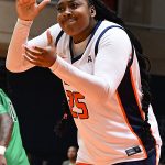 Idara Udo. UTSA beat North Texas 66-64 in American Conference women's basketball on Wednesday, Jan. 28, 2026, at the Convocation Center. - photo by Joe Alexander