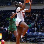 Damara Allen. UTSA beat North Texas 66-64 in American Conference women's basketball on Wednesday, Jan. 28, 2026, at the Convocation Center. - photo by Joe Alexander