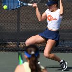 UTSA's Natalia Castaneda Guerrero and Giuliana Giardina def. St. Mary's Janel Ospanova and Selina Wu 6-4 at No. 1 doubles on Thursday, Jan. 22, 2026, at UTSA tennis center.
