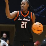 Cheyenne Rowe. UTSA beat Temple 52-43 in American Conference women's basketball on Tuesday, Feb. 10, 2026, at the Convocation Center. - photo by Joe Alexander