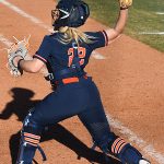 Brookelynn Meador. No. 25-ranked Washington beat UTSA 17-0 in a 5-inning run-rule game in the Roadrunners' season opener on Friday, Feb. 6, 2026, at Roadrunner Field. - photo by Joe Alexander