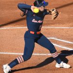 Madison Hornback. No. 25-ranked Washington beat UTSA 17-0 in a 5-inning run-rule game in the Roadrunners' season opener on Friday, Feb. 6, 2026, at Roadrunner Field. - photo by Joe Alexander