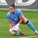 Jaelyn Brocamonte. UTSA soccer spring 2026. - photo by Joe Alexander