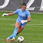Jaelyn Brocamonte. UTSA soccer spring 2026. - photo by Joe Alexander