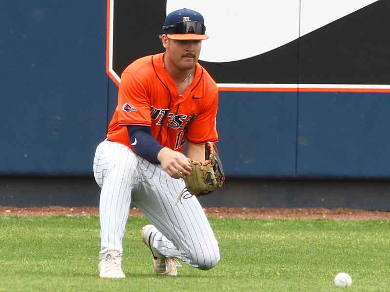 Drew Detlefsen. UTSA beat South Florida 7-3 on Saturday in the first game of an American Conference baseball doubleheader at Roadrunner Field. - Photo by Joe Alexander
