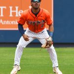 Jordan Ballin. UTSA beat South Florida 7-3 on Saturday in the first game of an American Conference baseball doubleheader at Roadrunner Field. - Photo by Joe Alexander