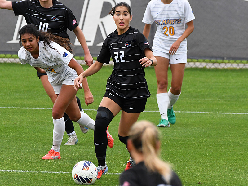 Olivia Christodoulides. UTSA soccer spring 2026. - photo by Joe Alexander