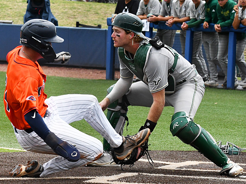 Caden Miller. UTSA beat South Florida 7-3 on Saturday in the first game of an American Conference baseball doubleheader at Roadrunner Field. - Photo by Joe Alexander