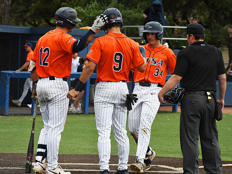 Caden Miller. UTSA beat South Florida 7-3 on Saturday in the first game of an American Conference baseball doubleheader at Roadrunner Field. - Photo by Joe Alexander