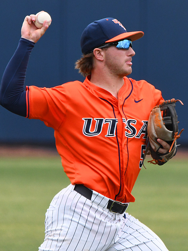 Diego Diaz. UTSA beat South Florida 7-3 on Saturday in the first game of an American Conference baseball doubleheader at Roadrunner Field. - Photo by Joe Alexander