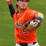 Diego Diaz. UTSA beat South Florida 7-3 on Saturday in the first game of an American Conference baseball doubleheader at Roadrunner Field. - Photo by Joe Alexander