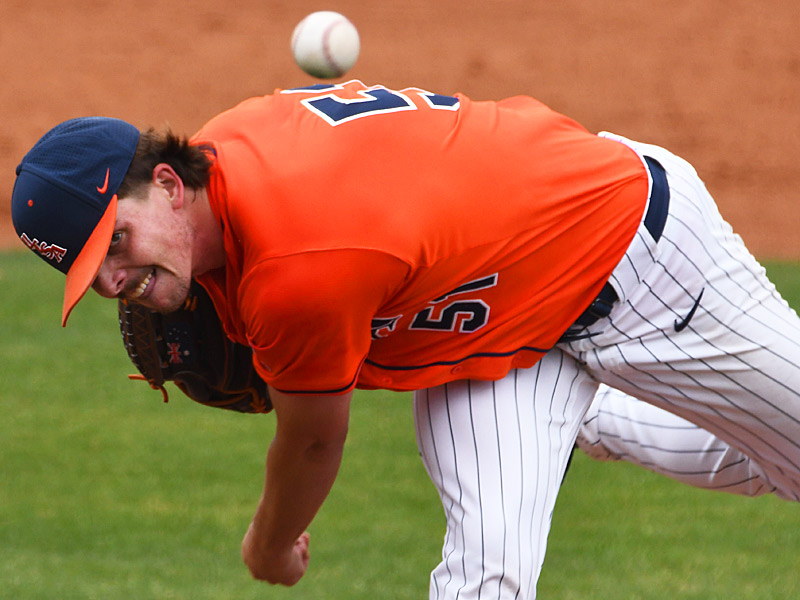 Conor Myles. UTSA beat South Florida 7-3 on Saturday in the first game of an American Conference baseball doubleheader at Roadrunner Field. - Photo by Joe Alexander